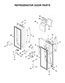 Refrigerator door parts