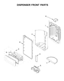 Dispenser front parts