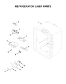 Refrigerator liner parts