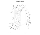 Whirlpool WRF535SWHV03 cabinet parts diagram