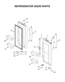 Refrigerator door parts