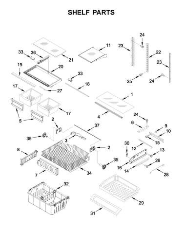 Shelf parts