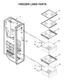 Freezer liner parts