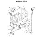 Whirlpool WGD560LHW2 bulkhead parts diagram