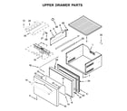 KitchenAid KUDF204ESB01 upper drawer parts diagram