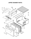 Upper drawer parts