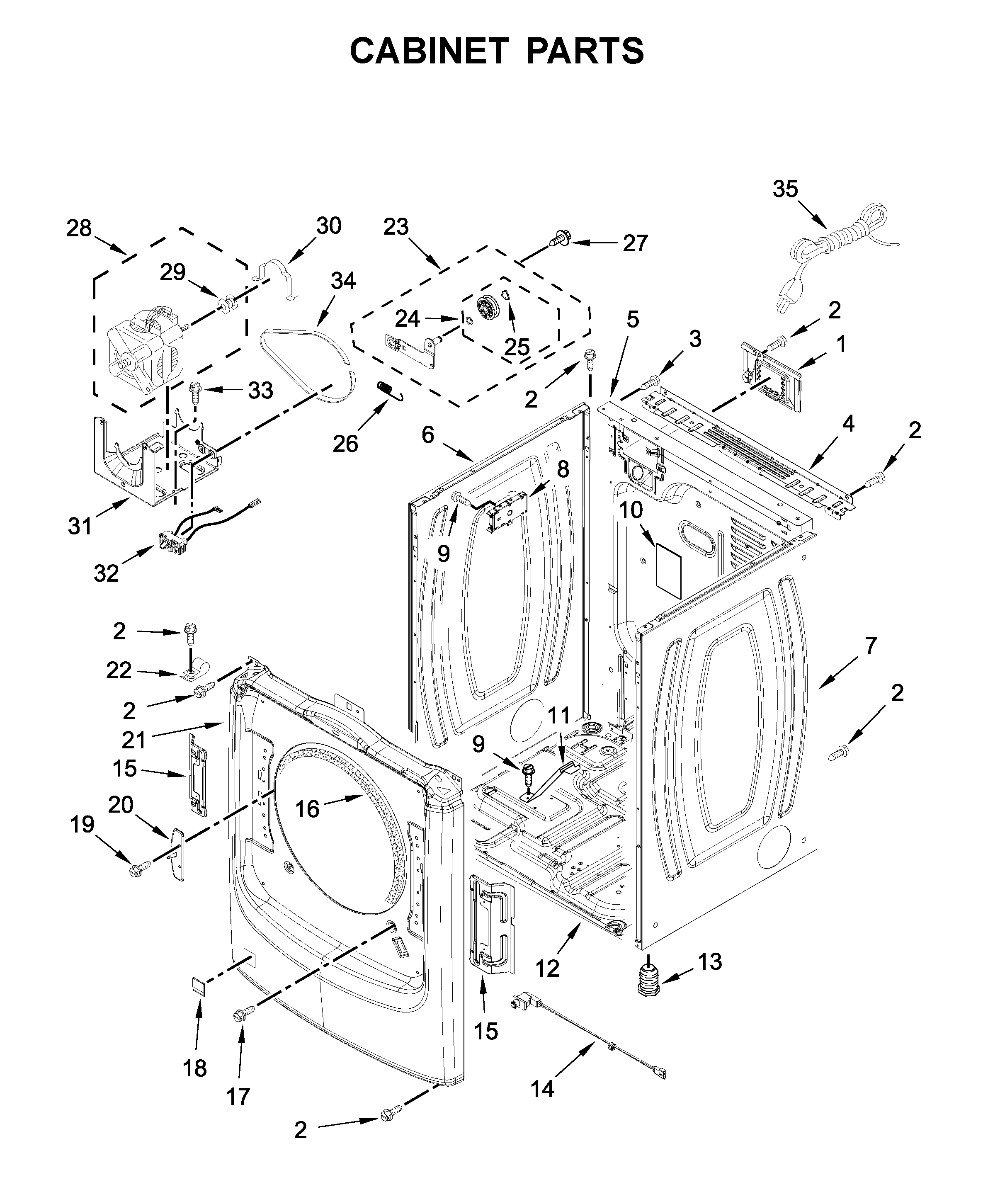 CABINET PARTS