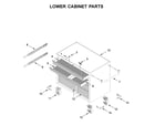 Gladiator GATC4115JG00 lower cabinet parts diagram