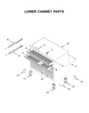 Lower cabinet parts