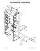 Refrigerator liner parts