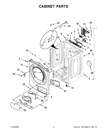 Cabinet parts