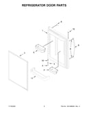 Refrigerator door parts