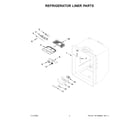 Whirlpool WRF532SNHZ04 refrigerator liner parts diagram