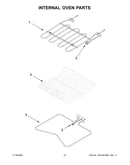 Internal oven parts