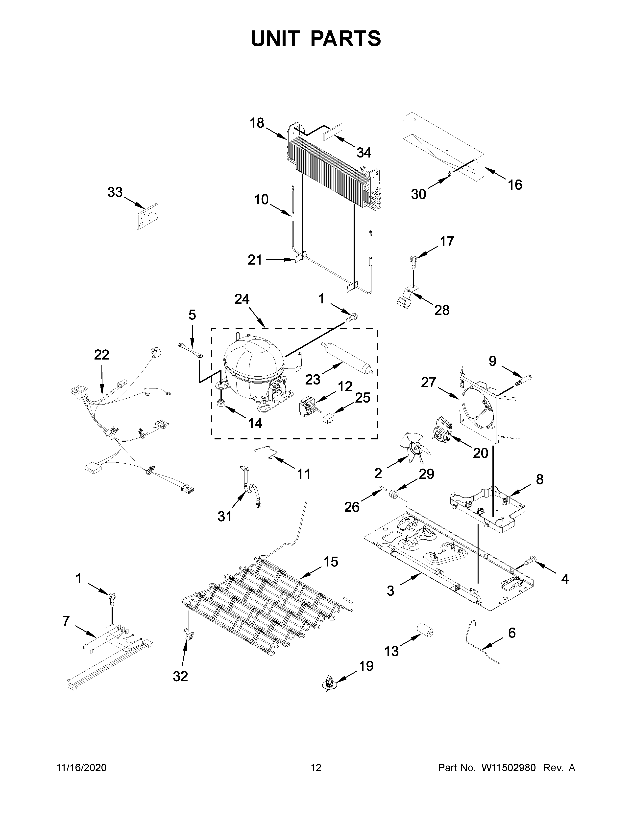 Unit parts