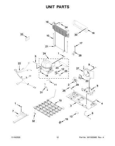 Unit parts