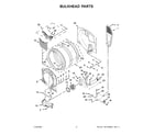 Whirlpool 8TWGD5620HW1 bulkhead parts diagram