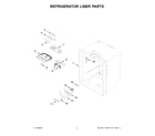 KitchenAid KRBL109ESS02 refrigerator liner parts diagram