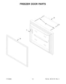 Freezer door parts