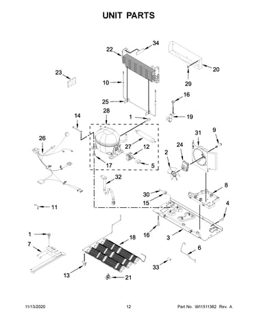 Unit parts