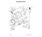 Whirlpool 8TWGD8620HW1 bulkhead parts diagram