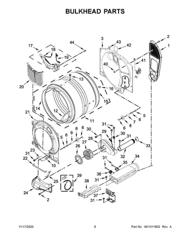 Bulkhead parts