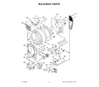 Maytag YMED6630HW2 bulkhead parts diagram