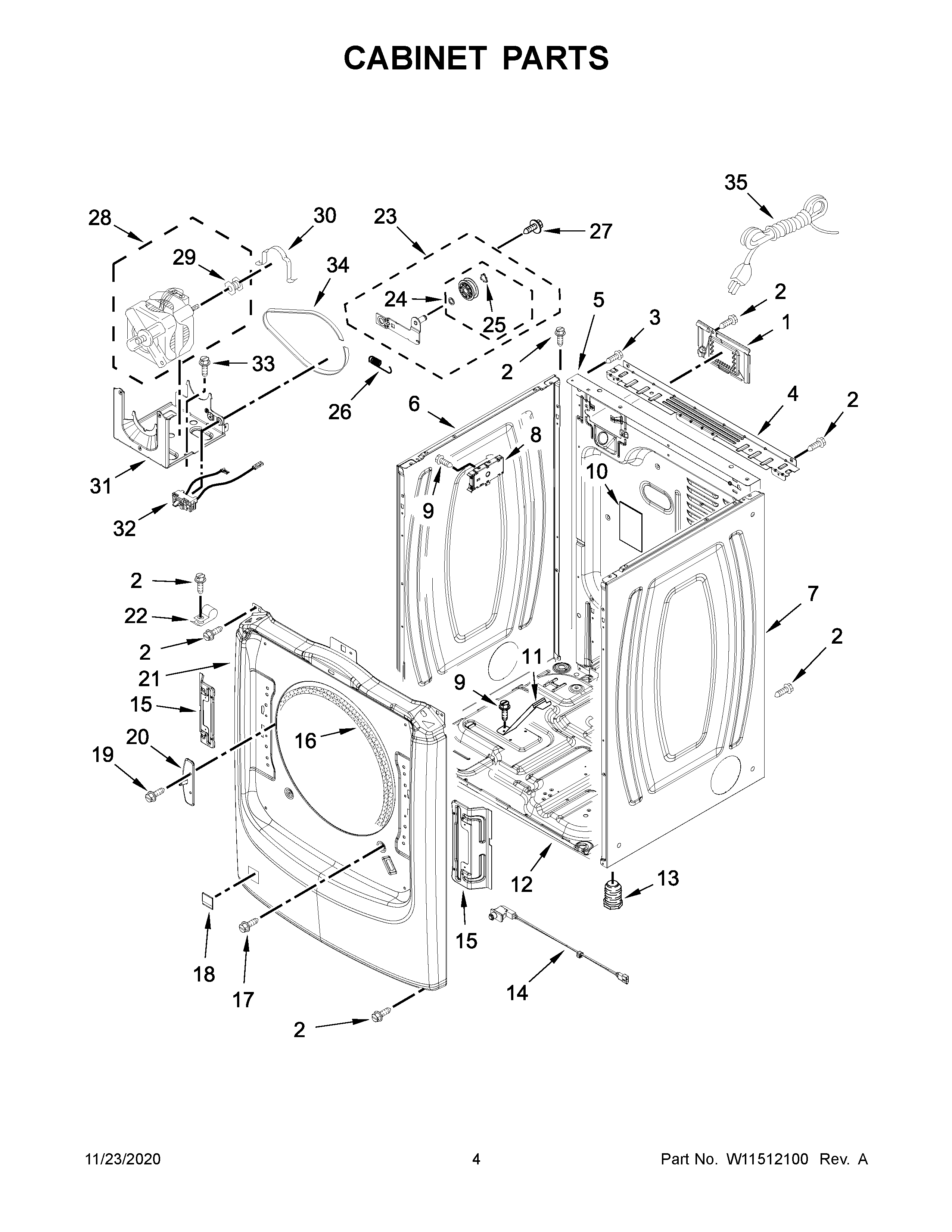 CABINET PARTS