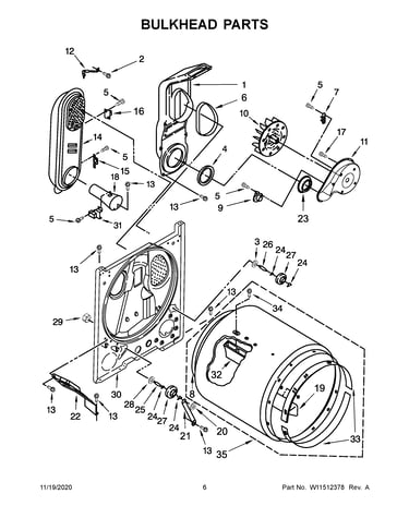 Bulkhead parts