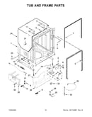 Tub and frame parts