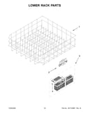 Lower rack parts