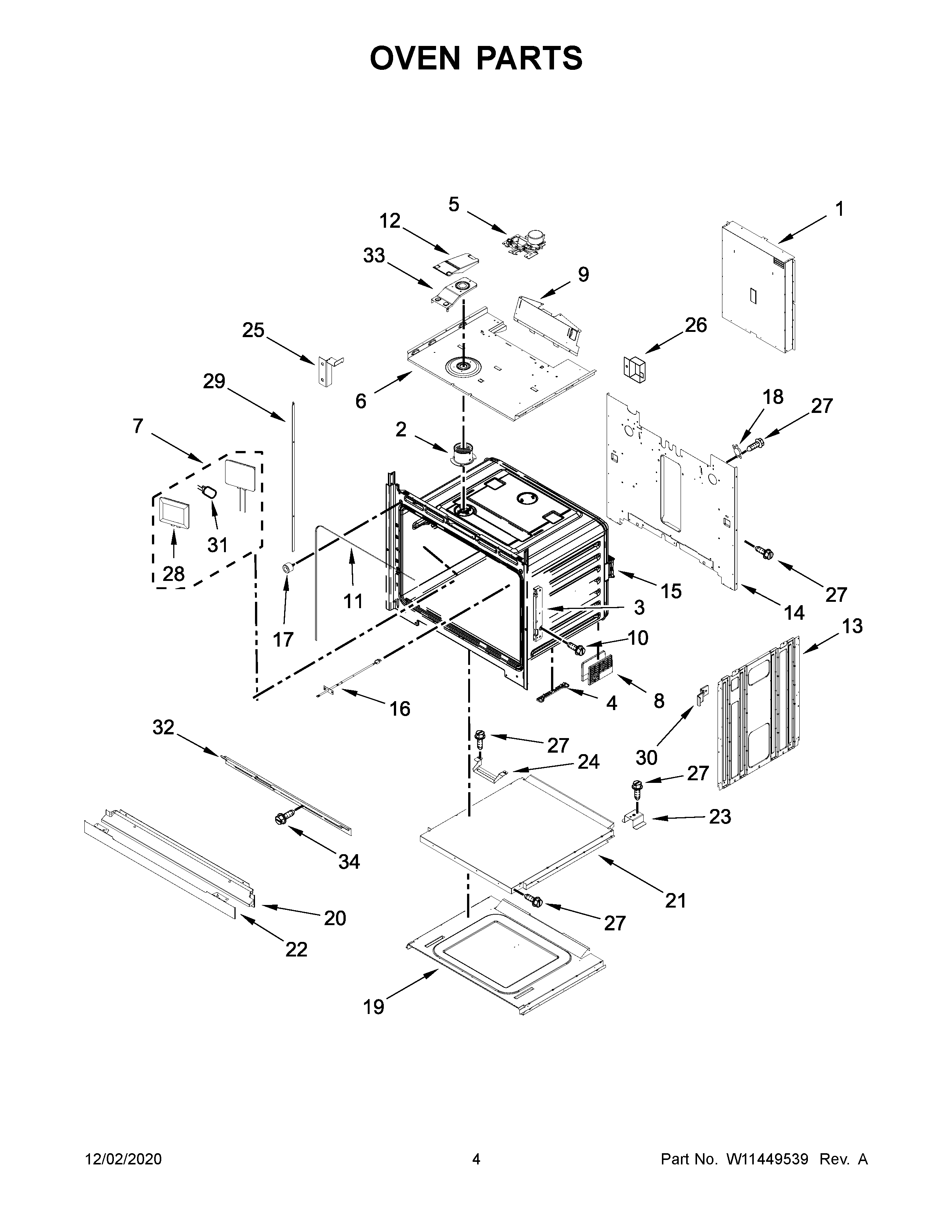 Oven parts