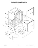 Tub and frame parts