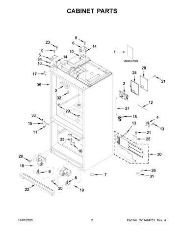 Cabinet parts