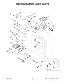 Refrigerator liner parts