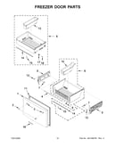 Freezer door parts