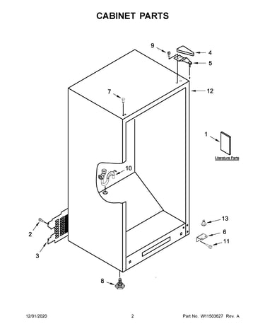 Cabinet parts