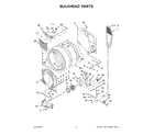 Maytag MGD5630HC2 bulkhead parts diagram