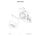 Maytag MGD5630HC2 door parts diagram