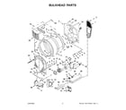 Maytag YMED8630HC2 bulkhead parts diagram
