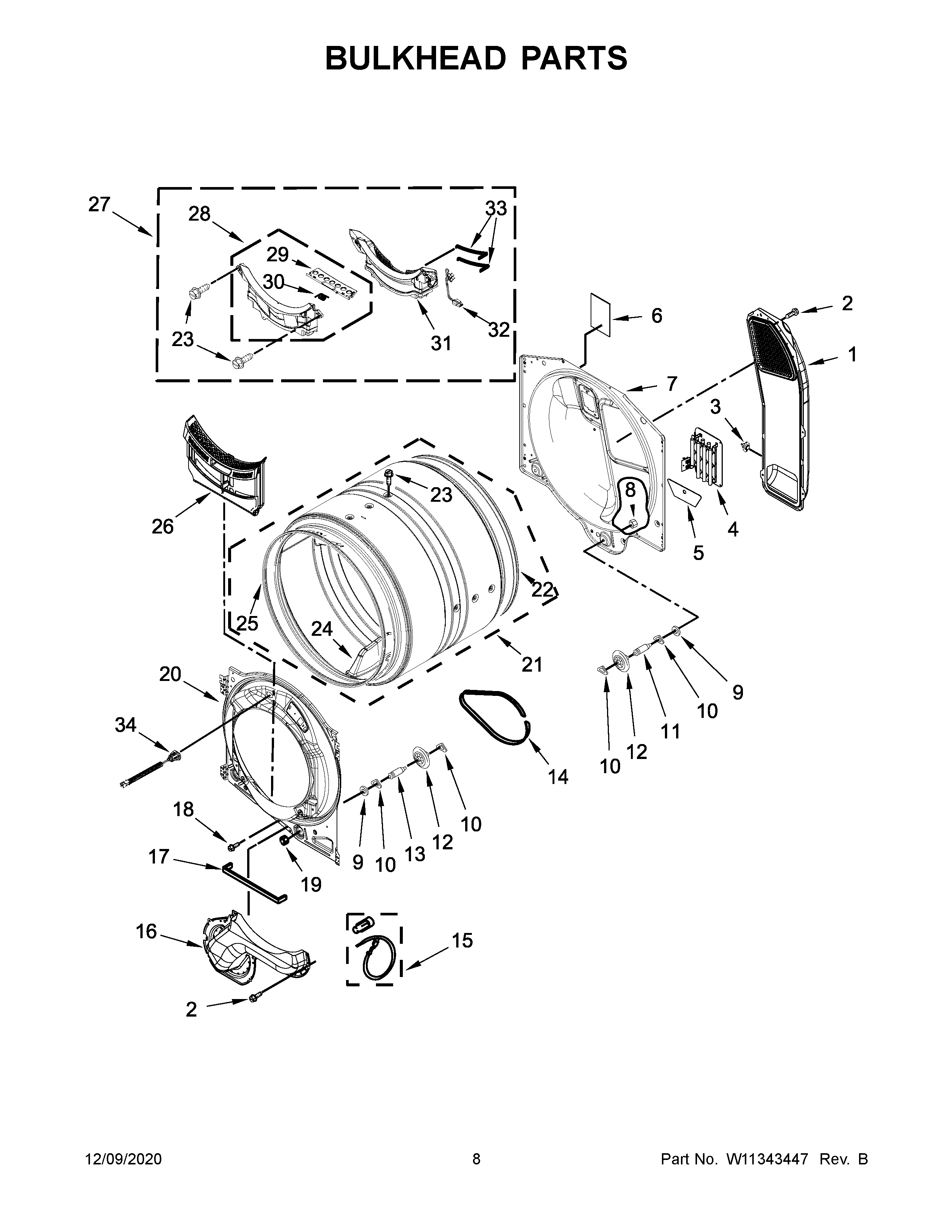 Bulkhead parts