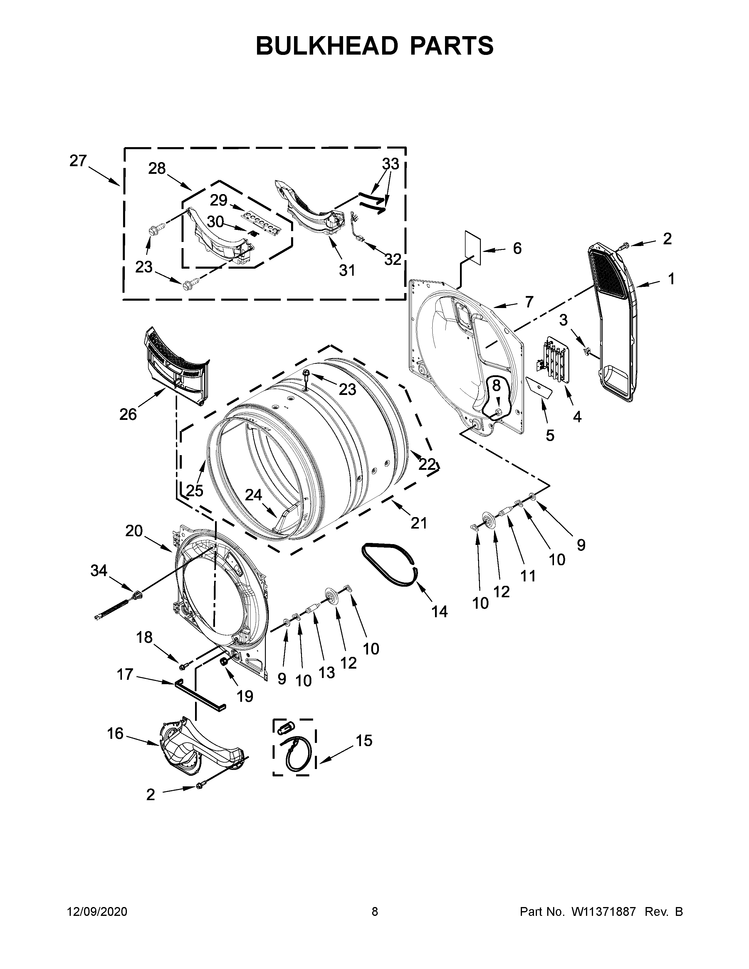 Bulkhead parts