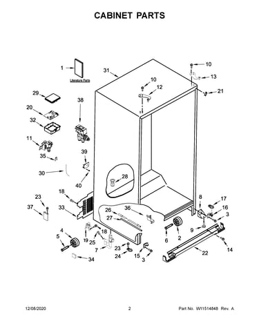 Cabinet parts