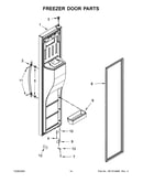 Freezer door parts