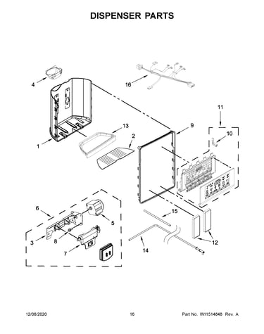 Dispenser parts