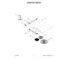 Jenn-Air JIC4324KB00 cooktop parts diagram