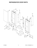 Refrigerator door parts