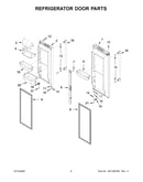 Refrigerator door parts