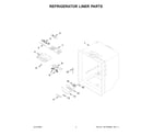 Maytag MBF2258FEZ05 refrigerator liner parts diagram