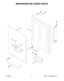 Refrigerator door parts